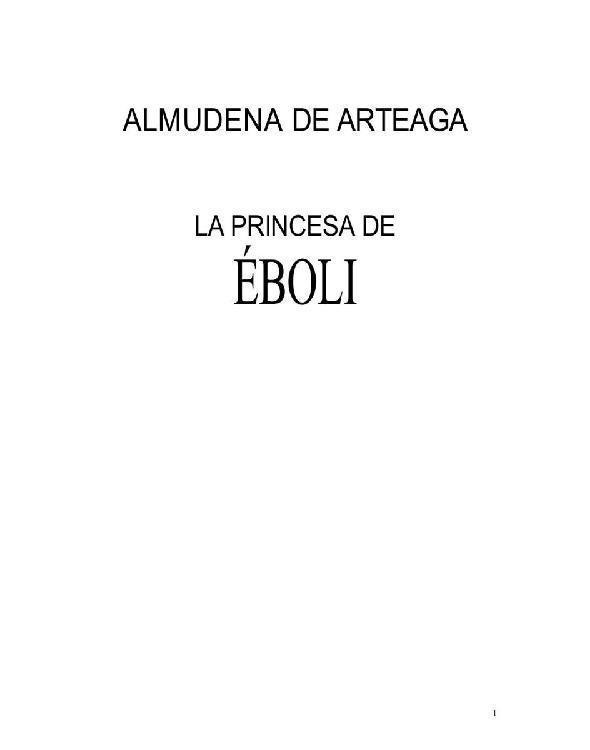 La princesa Éboli