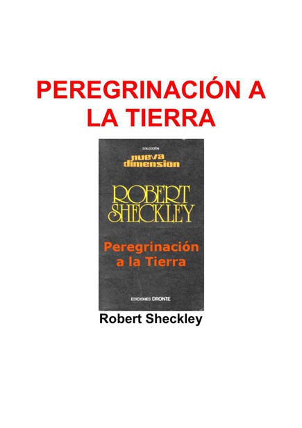 Peregrinacion a la tierra